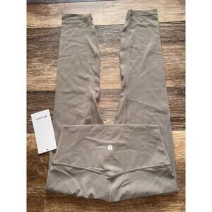 Lululemon Align High Rise 25” Warm Ash Grey Size 8 NWT